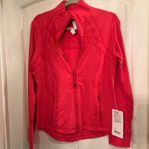 NWT LULULEMON CORAL RED DEFINE JACKET